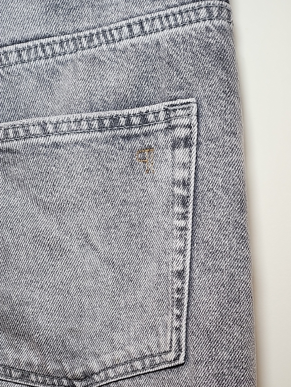 Anthro Pilcro High-Rise Wide-Leg Jeans Gray Charcoal Size 30 - Picture 14 of 16